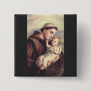 Heilige Anthony von Padua Button