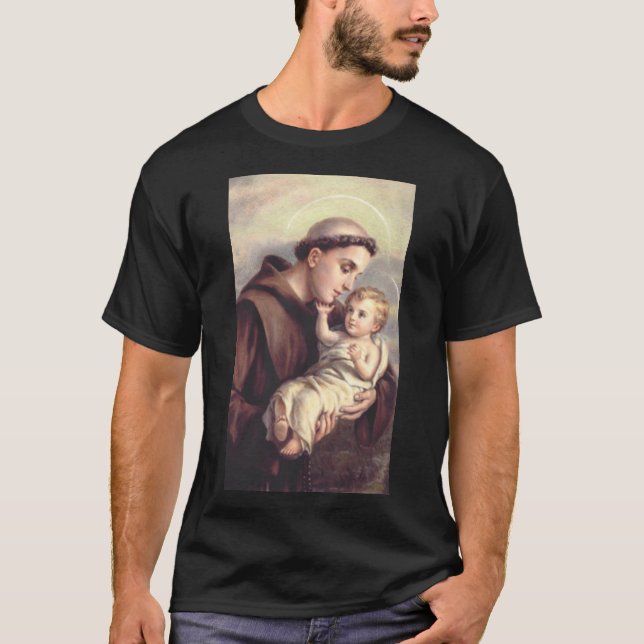 Heilige Anthony von Padua T-Shirt (Vorderseite)