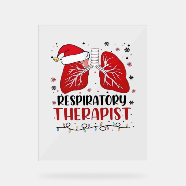 Heilige Atemtherapie Weihnachten, Lung Christ Acrylschild (Vorderseite)