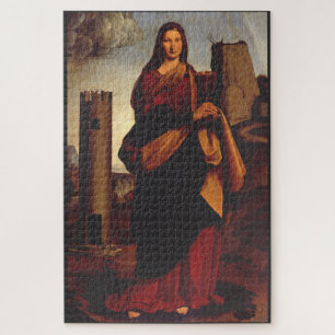 Heilige Barbara Heilige Ikone Grafik Kunst Puzzle
