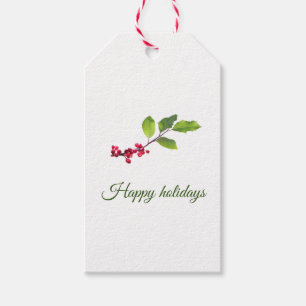 Heilige Beere - Feiertage Weihnachten Geschenkanhänger