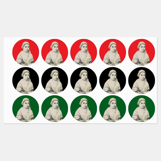 Heilige Bernadette Soubirous als Kind Etiketten (Blatt)