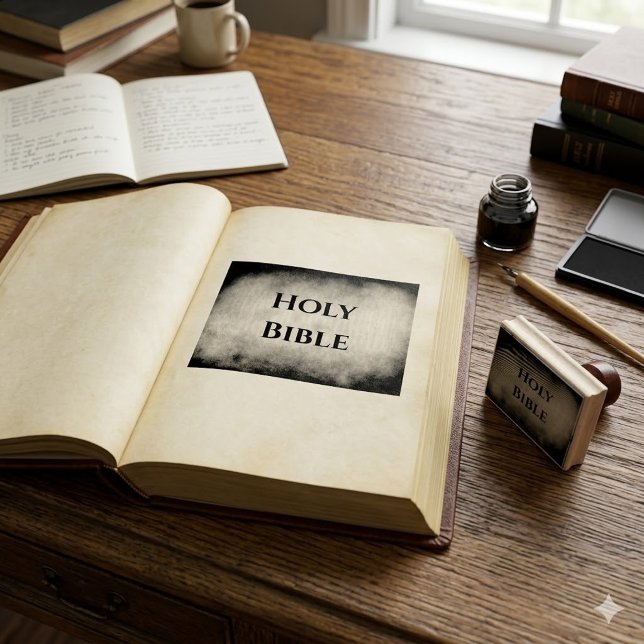 Heilige Bibel Christlich Gummistempel (Von Creator hochgeladen)