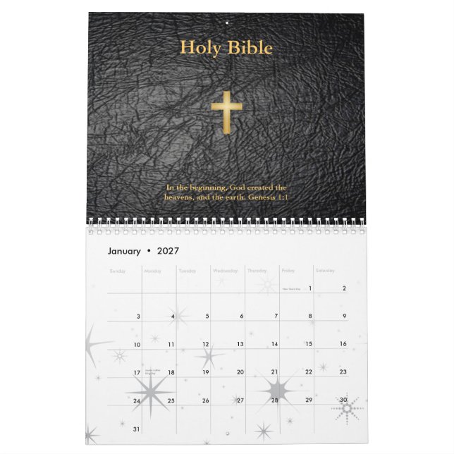 Heilige Bibel-Kalender-Ausgabe Kalender (Jan 2027)