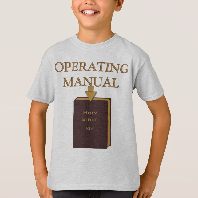 Heilige Bibel-operating manual - Shirt der Kinder (Vorderseite)