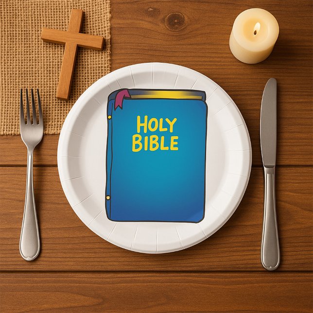 Heilige Bibel Pappteller (Von Creator hochgeladen)