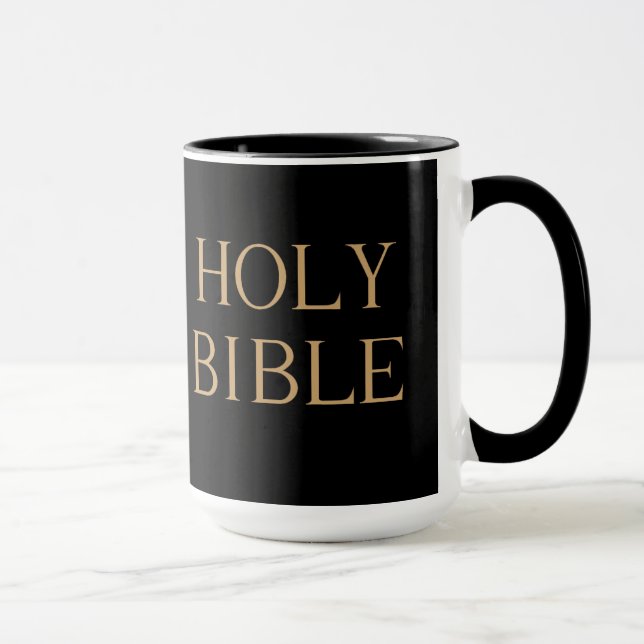 "Heilige Bibel-" Tasse (Rechts)