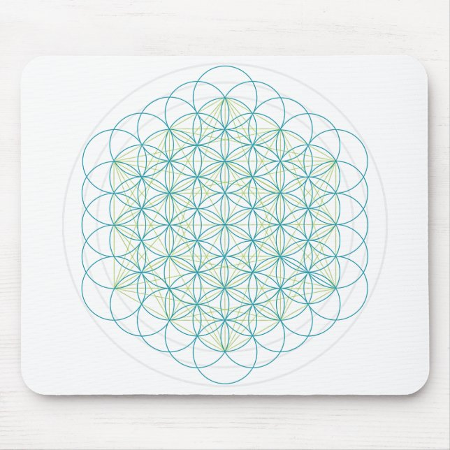 Heilige Blume Mousepad (Vorne)