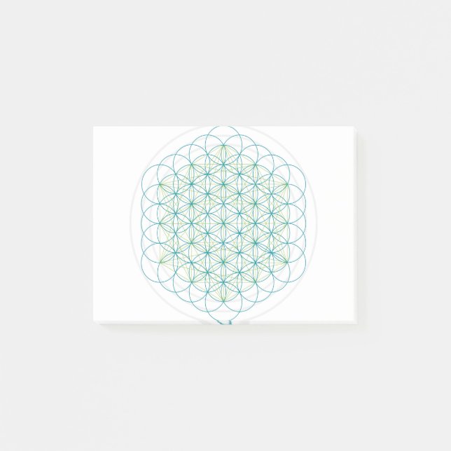 Heilige Blume Post-it Klebezettel (Vorderseite)