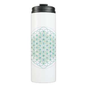 Heilige Blume Thermosbecher