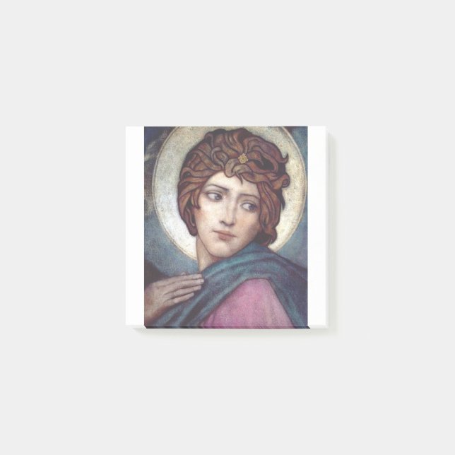 Heilige Brigid von Kildare Heilige keltische Kunst Post-it Klebezettel (Vorderseite)
