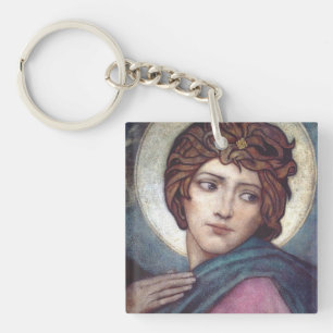 Heilige Brigid von Kildare Heilige keltische Kunst Schlüsselanhänger