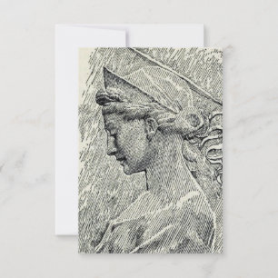 Heilige Cäcilia von Donatello Renaissance-Heiligen Dankeskarte