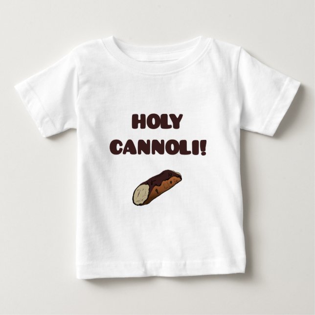 Heilige Cannoli Funny Food Italienisch Baby T-shirt (Vorderseite)