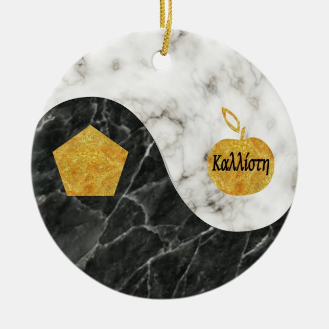 Heilige Chao Verzierung Keramikornament (Vorne)