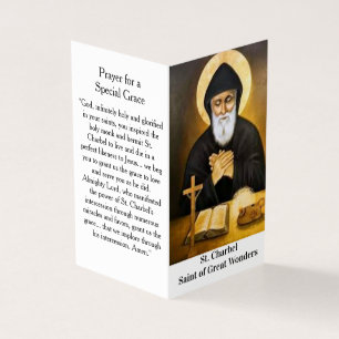 Heilige Charbel Gebetskarte