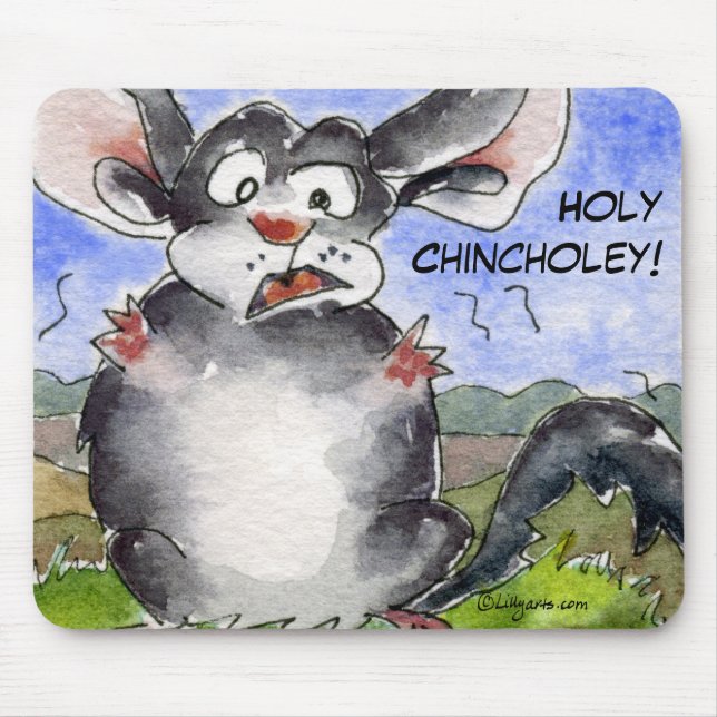 Heilige Chincholey Chinchilla Mousepad (Vorne)