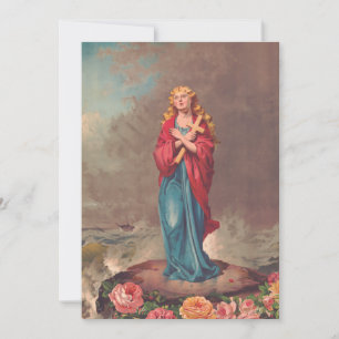 Heilige Christina von Bolsena Patronin der Seeleut Dankeskarte