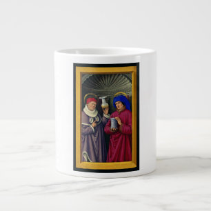 Heilige Cosmas und Damian von Jean Bourdichon Jumbo-Tasse
