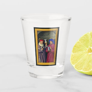 Heilige Cosmas und Damian von Jean Bourdichon Schnapsglas