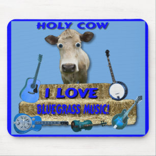 HEILIGE COW-I LIEBE BLUEGRASS-MOUSEPAD MOUSEPAD