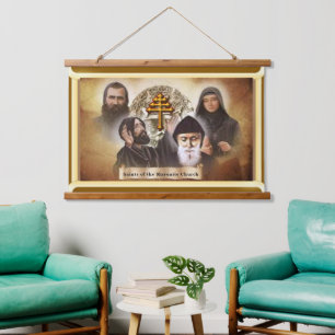 Heilige der Maronitischen Kirche Tapete Wandteppich Mit Holzrahmen