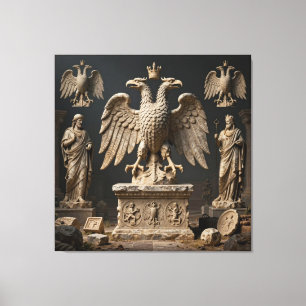 Heilige Doppeladler-Reliquie Leinwanddruck
