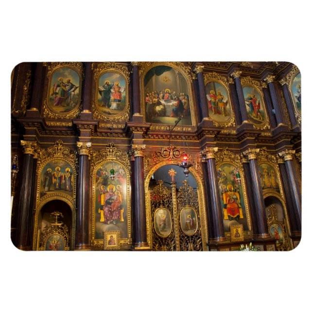 Heilige Dreifaltigkeit Griechisch-Orthodoxe Kirche Magnet (Horizontal)