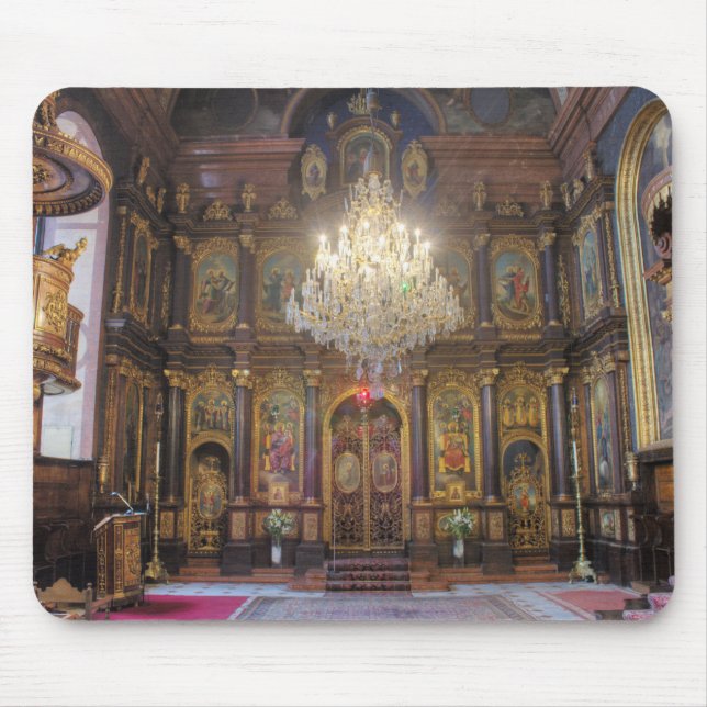 Heilige Dreifaltigkeit Griechisch-Orthodoxe Kirche Mousepad (Vorne)