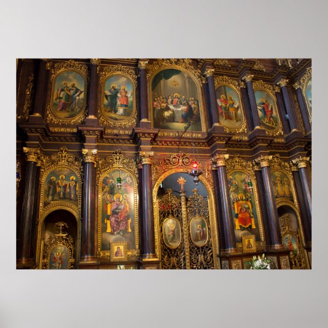 Heilige Dreifaltigkeit Griechisch-Orthodoxe Kirche Poster (Vorne)