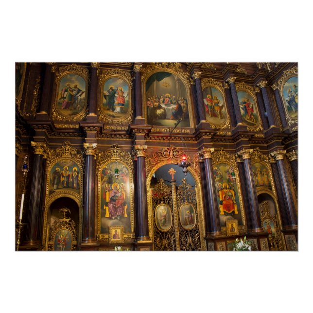 Heilige Dreifaltigkeit Griechisch-Orthodoxe Kirche Poster (Vorderseite)