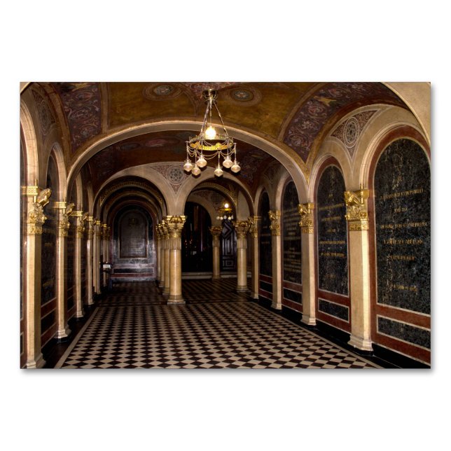 Heilige Dreifaltigkeit Griechisch-Orthodoxe Kirche Tischnummer (Vorderseite)