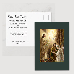 Heilige Dreifaltigkeit Hochzeit Termin vormerken Postkarte