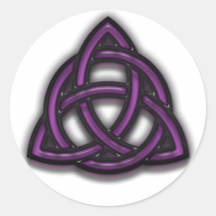 Heilige Dreifaltigkeit Runder Aufkleber