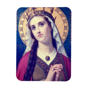 Heilige Elisabeth von Ungarn Premium Romantischer  Magnet