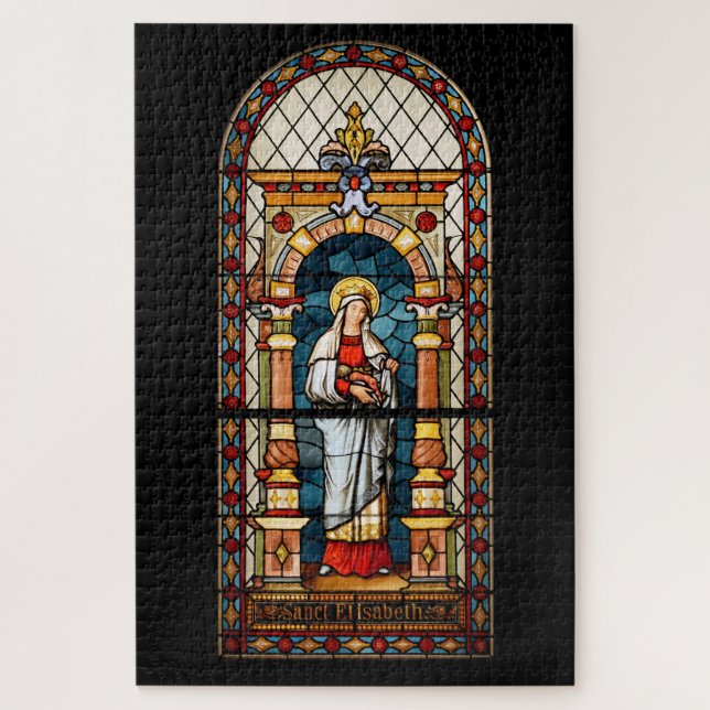 Heilige Elisabeth von Ungarn Puzzle (Vertikal)