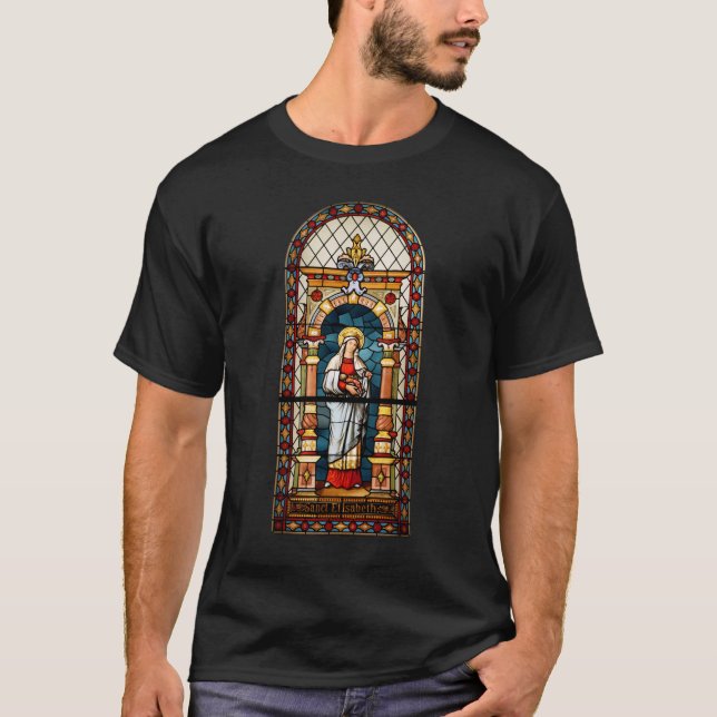 Heilige Elisabeth von Ungarn T-Shirt (Vorderseite)