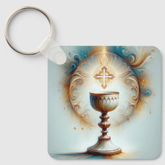 Heilige Eucharistie Kommunion 2 Katholisch Christl Schlüsselanhänger