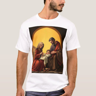 Heilige Familie Baby Jesus Mary und Joseph Men-T-S T-Shirt