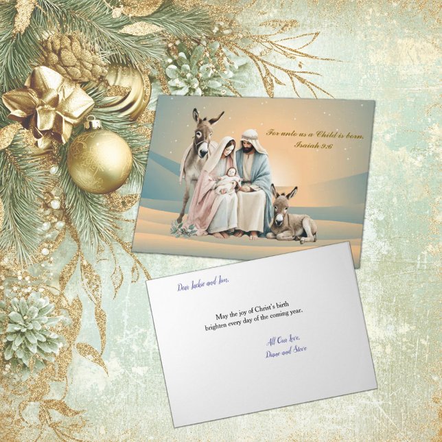 Heilige Familie Feiertagskarte (Von Creator hochgeladen)