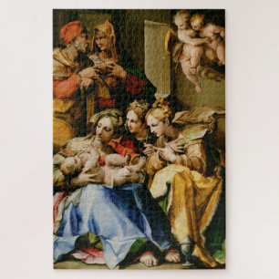 Heilige Familie mit der heiligen Anna Puzzle