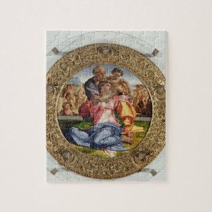 Heilige Familie mit Johannes (Doni Tondo), 1504-05 Puzzle