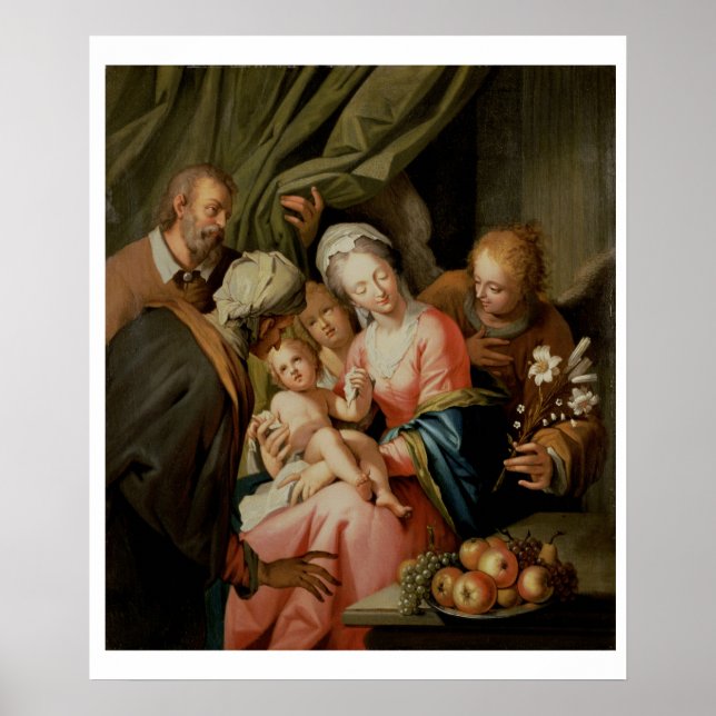 Heilige Familie mit St. Anne Poster (Vorne)