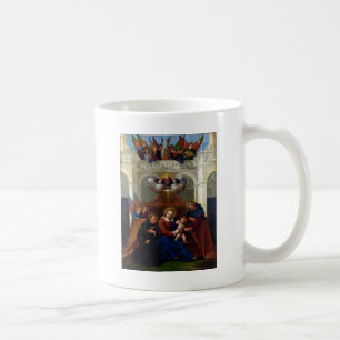 Heilige Familie mit St. Nikolaus von Tolentino Tasse
