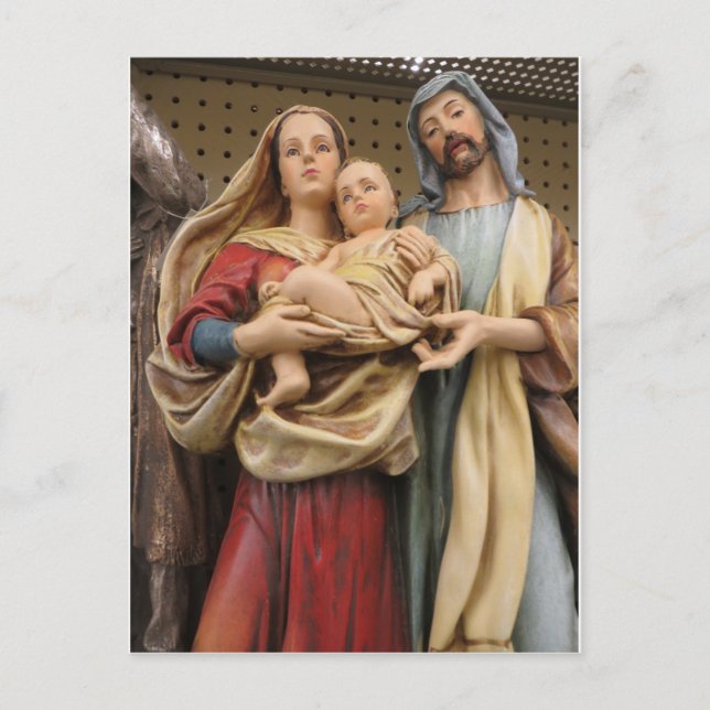 Heilige Familie Postkarte (Vorderseite)