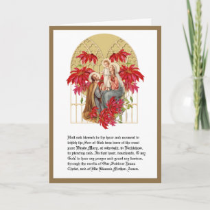 Heilige Familie St. Andrew Novena Feiertagskarte