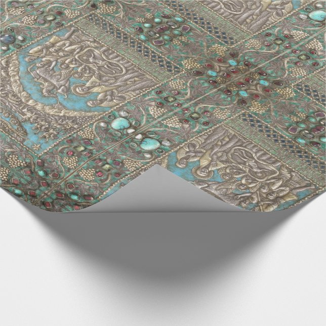 Heilige Familien-Jungfrau-Mary-Schäfer Geschenkpapier (Ecke)