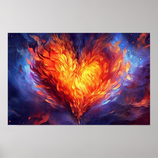 Heilige Flamme der Liebe Poster (Vorne)