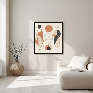 Heilige Form – Moderne feminine Geometrie IV Poster