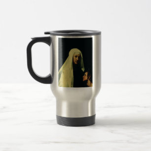 Heilige Franziska von Rom Schutzengel Fine Art Reisebecher